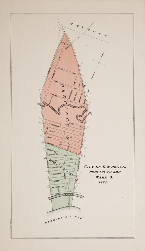 City of Lawrence, precincts 3 & 4, ward 2