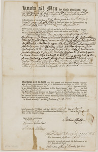 Deed from Joshua Child, Sr. to Joshua Child, Jr. for 38 acres land in Lincoln, in consideration of 53£.