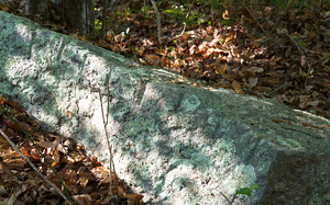 Drilled and Cut Boulder