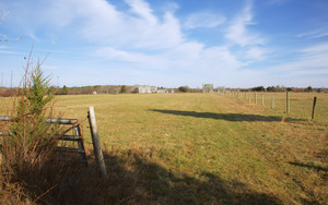 Field and houses at Quanames