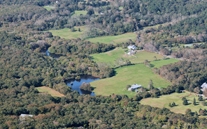 Tiasquam River aerial view