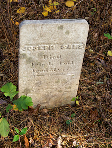 Gravestone at North Neck