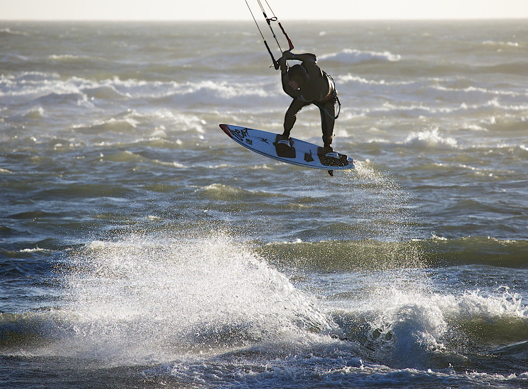 Kite-Surfing at Wasque