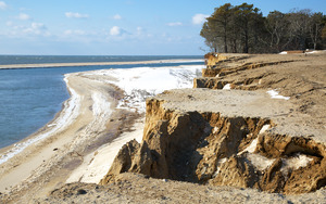 Wasque - Eroding channels in front yard of Schifter house