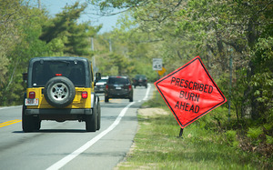 Prescribed Fire sign