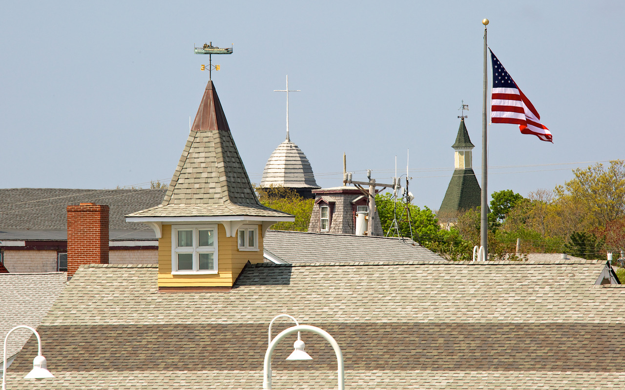 Oak Bluffs Rooflines Digital Commonwealth