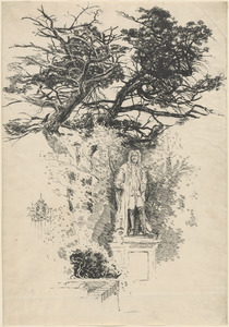 Statue of Sir Hans Sloane in Chelsea churchyard