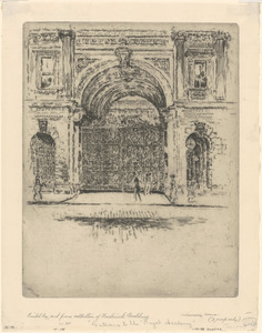 Gate of Burlington House (Royal Academy)