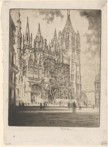 The west front, Rouen Cathedral