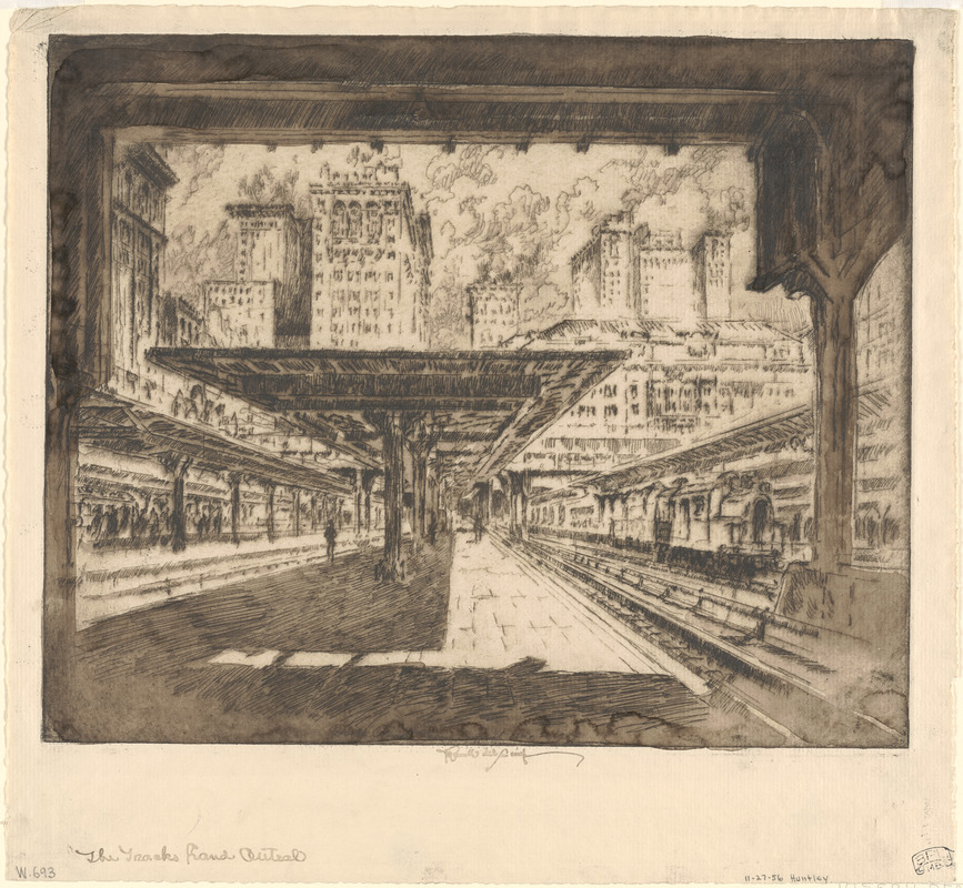 The tracks, Grand Central, New York