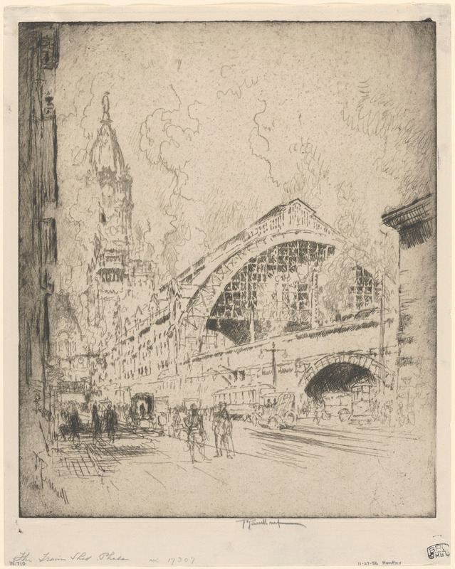 The train shed, Philadelphia