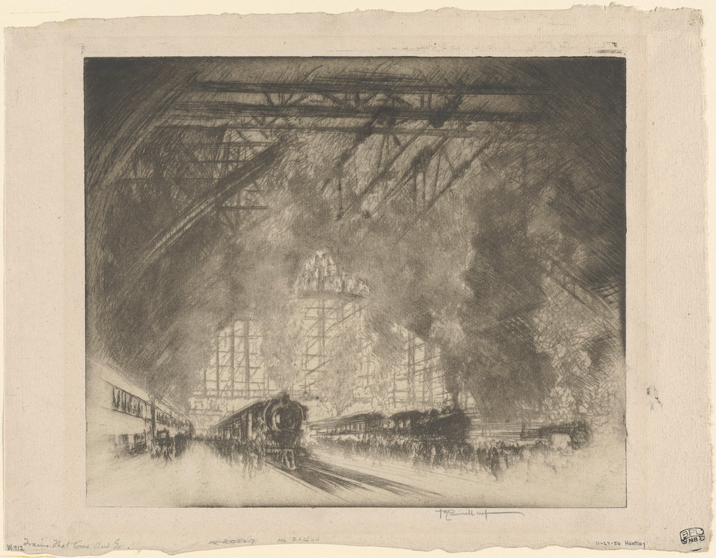 The trains that come, and the trains that go