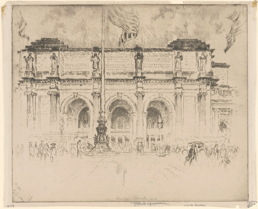 The façade