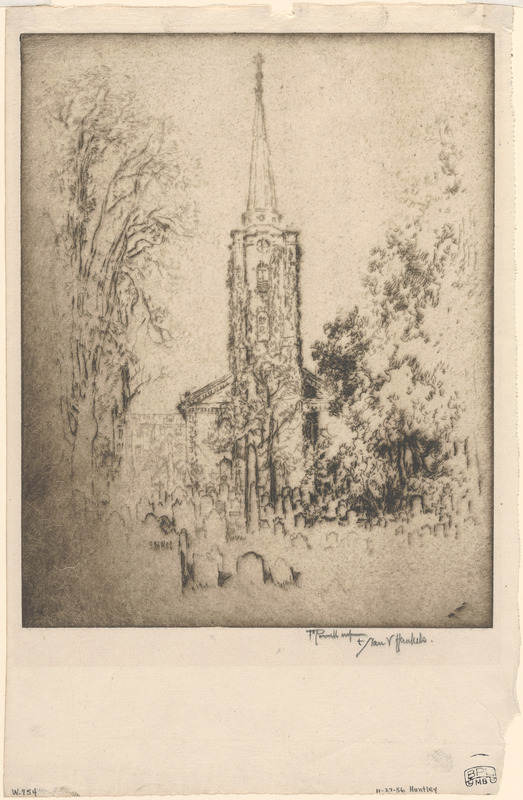 The spire, St. Peter's Philadelphia
