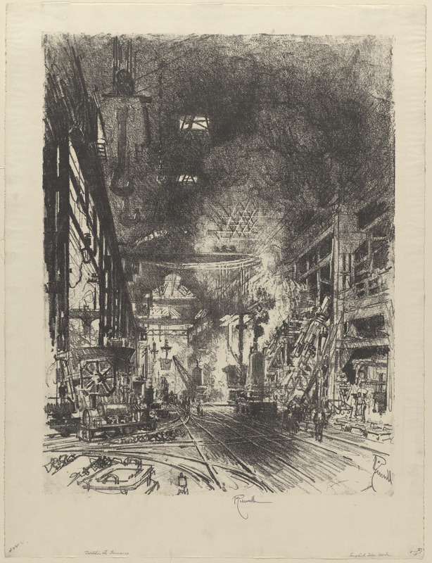 Within the furnaces