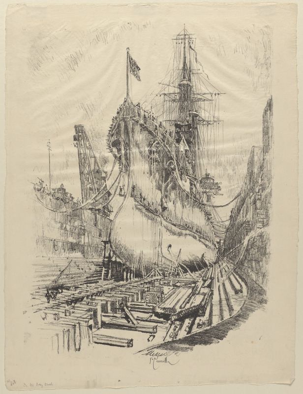 In the dry dock