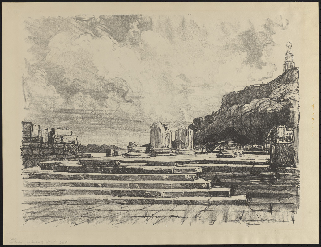 Eleusis: The pavement of the temple