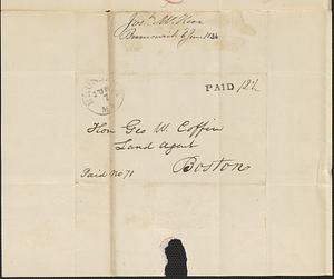 Joseph McKeen to George Coffin, 6 June 1836