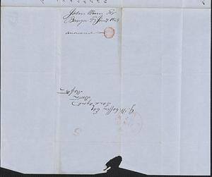John Winn to George Coffin, 23 January 1849