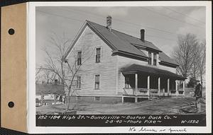 182-184 High Street, tenements, Boston Duck Co., Bondsville, Palmer, Mass., Feb. 8, 1940