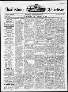 Charlestown Advertiser, November 22, 1862