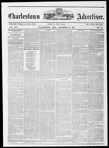 Charlestown Advertiser, November 12, 1864