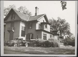 Zenas Marshal Crane residence when being taken down in 1944