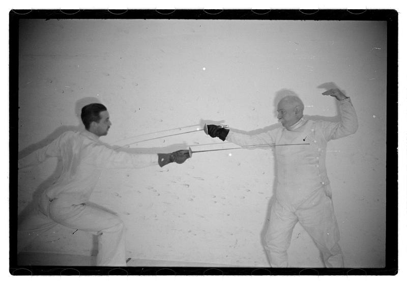 Danguy fencing master, also Gordon Muir, also Chamberlain