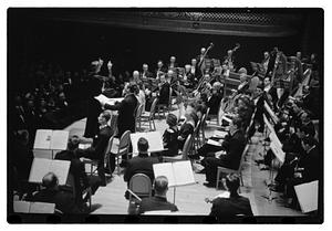 Harvard & Radcliffe Glee Clubs symphony Boulanger conducting, Symphony Hall