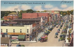 H-17 Garnett Street, looking south, Henderson, N. C.