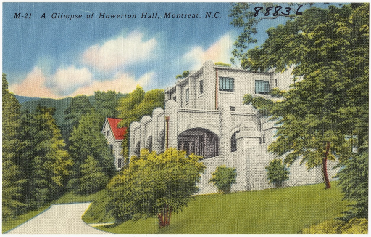 A glimpse of Howerton Hall, Montreat, N.C.