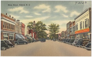 Main Street, Oxford, N. C.