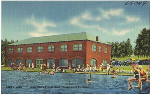 Page's Lake, Carolina's finest Bath House and Pavilion