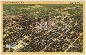Air view of Raleigh, N. C.