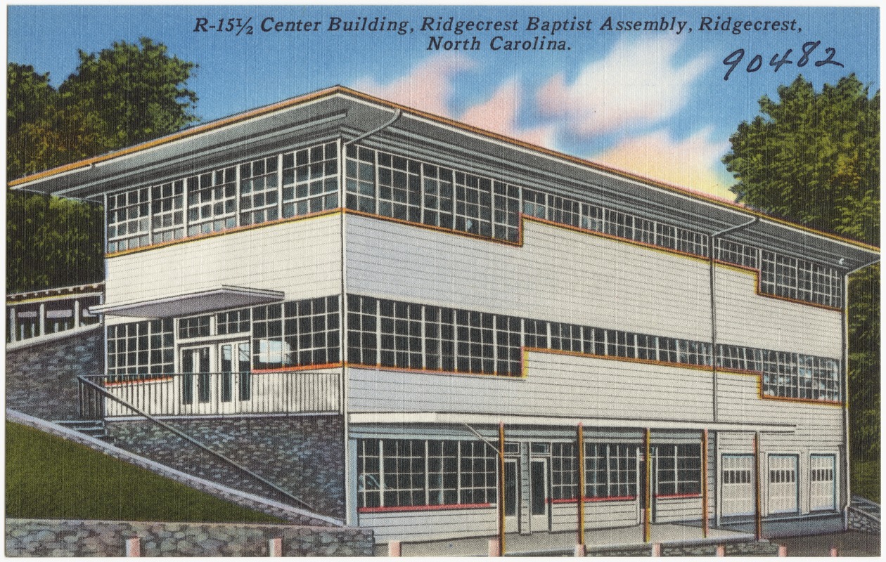 R-15 1/2. Center Building, Ridgecrest Baptist Assembly, Ridgecrest, North Carolina.
