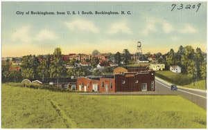 City of Rockingham, from U.S. 1 south, Rockingham, N. C.