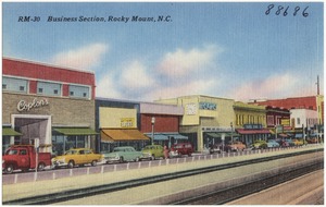 Business section, Rocky Mount, N.C.