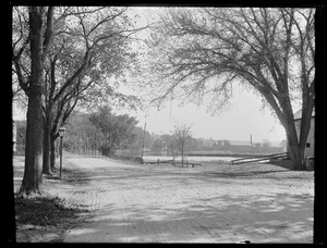 Wachusett Reservoir, road and mill pond, West Boylston, Mass., Oct. 10, 1897