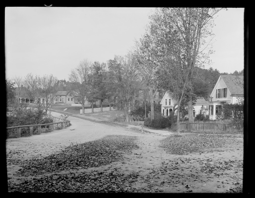 Wachusett Reservoir, houses along street, West Boylston?, Mass., 1897