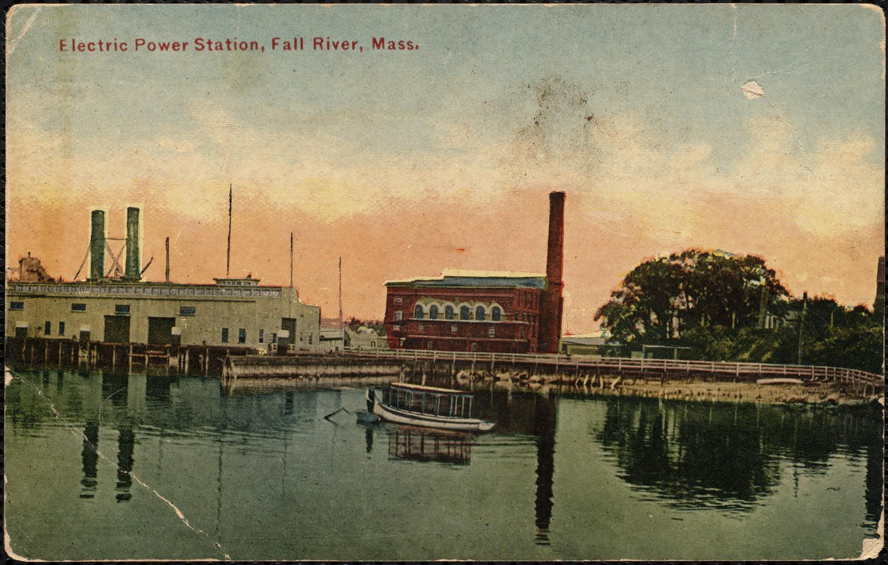 Electric power station, Fall River, Mass.