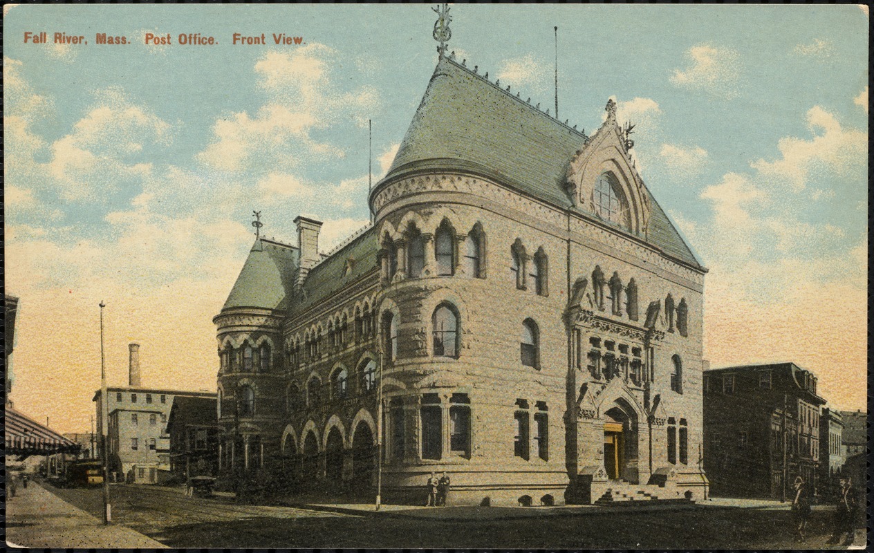 Fall River, Mass. Post Office. Front view