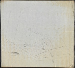 CONTOUR PLAN OF GROTON SCHOOL GROUNDS; SCALE 40'= 1"