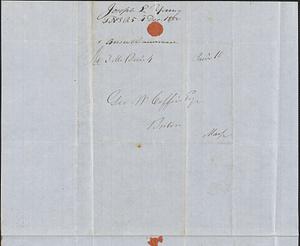 Joseph L. Young to George Coffin, 1 December 1850