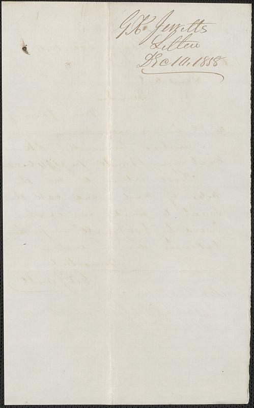 George K. Jewett to W. A. Harrington, 10 December 1858 - Digital ...