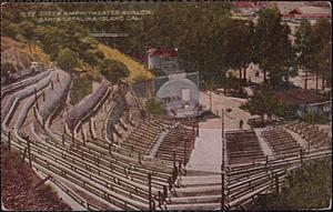 Greek amphitheater Avalon, Santa Catalina Island Cal.