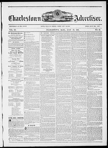 Charlestown Advertiser, July 20, 1861