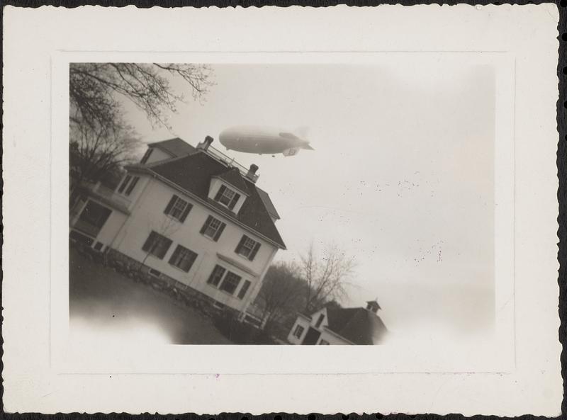 Graf Zeppelin over Sharon, MA