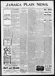 Jamaica Plain News, November 22, 1902