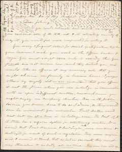 Letter from Zadoc Long to John D. Long, November 17, 1867