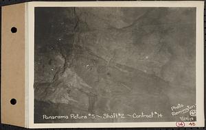 Contract No. 14, East Portion, Wachusett-Coldbrook Tunnel, West Boylston, Holden, Rutland, panorama picture 5, Shaft 2, Holden, Mass., Jul. 29, 1929